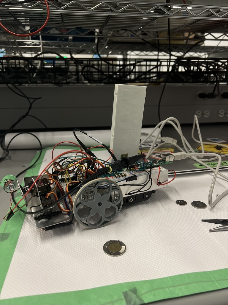 Remote Controlled Coin Picking Robot